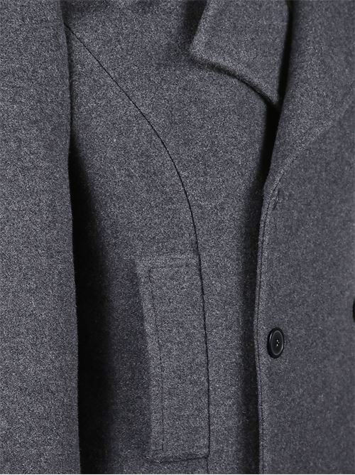 Long double-breasted coat THE NINA STUDIO | N9278PARMAGREY